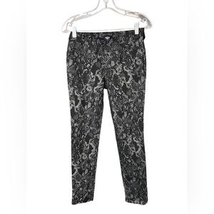 Womens Sanctuary Anthropologie Black Snakeskin Leggings Pants  Small